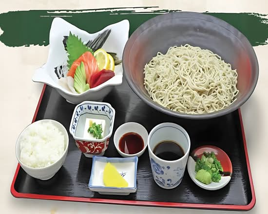 Sashimi and Noodle Set
