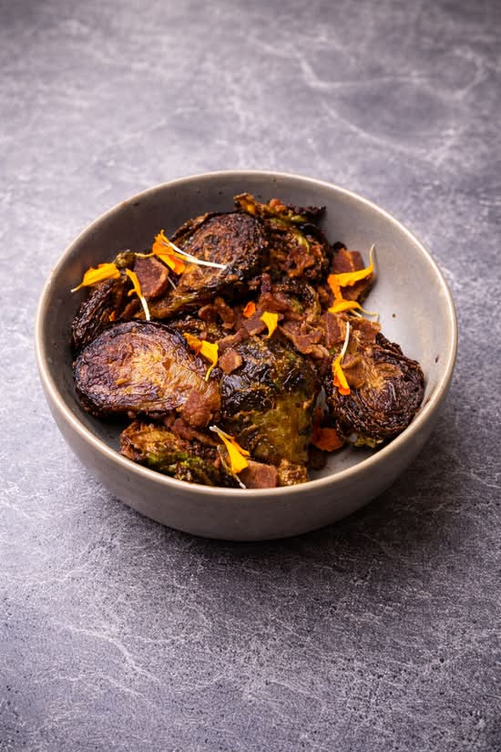 Crispy Bacon Brussels