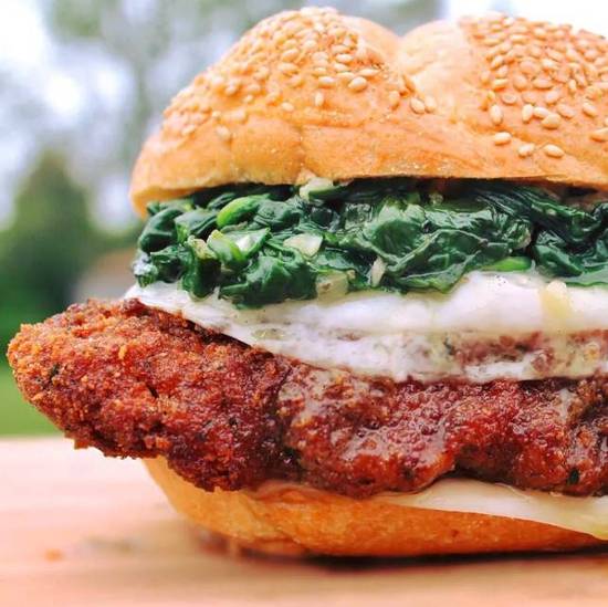 Grilled Chicken with Spinach
