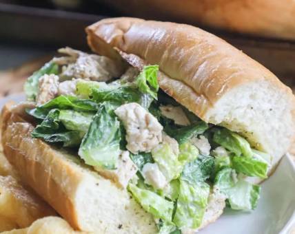 Grilled Chicken with Caesar Dressing