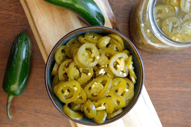 Pickled Jalapenos slice