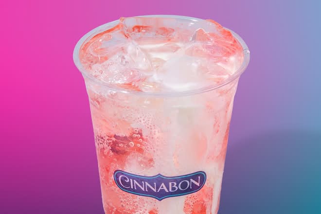 Raspberry Swirled Soda