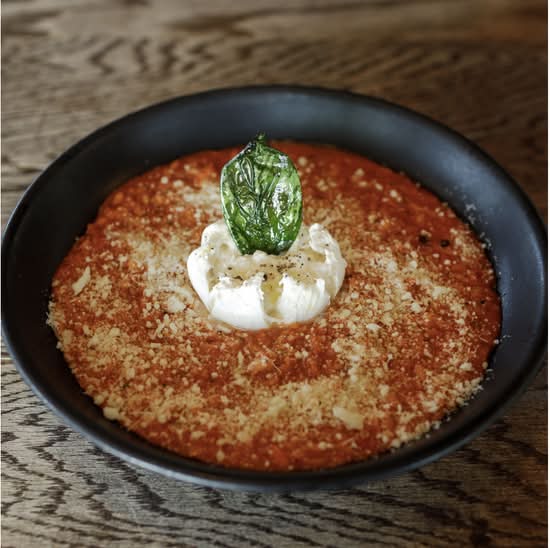 Risotto Al Pomodoro E Burrata