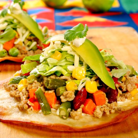 Ground Beef Tostada