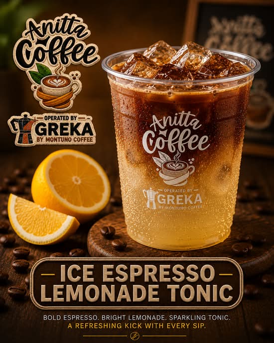 Ice Espresso Lemonade Tonic