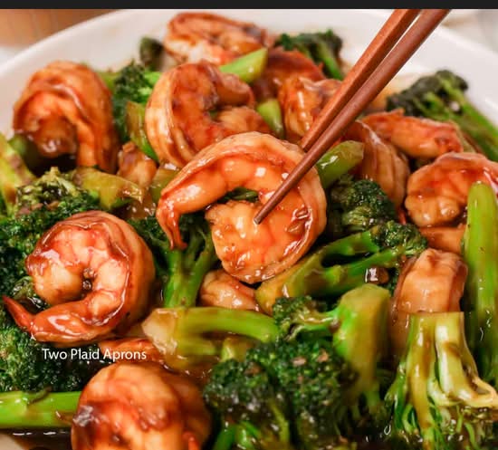86. Shrimp with Broccoli