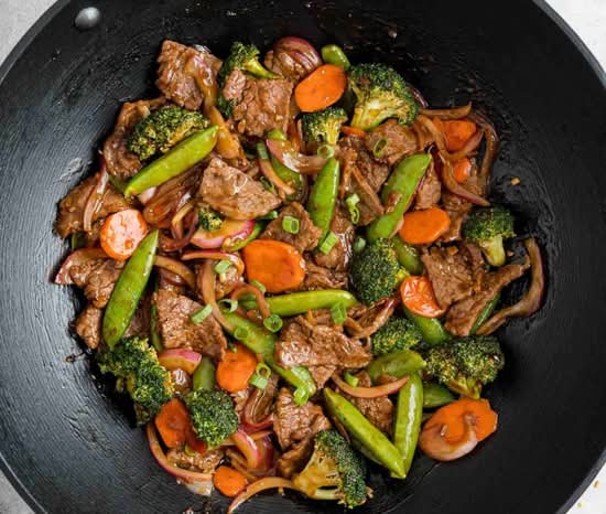 77. Beef with Mixed Vegetables