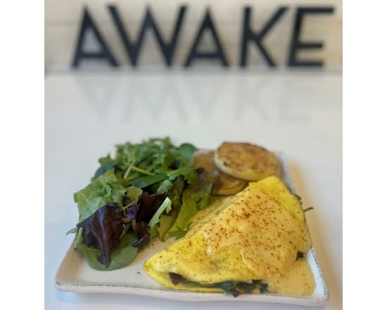 Spinach Bacon Mushroom Omelette ⚡