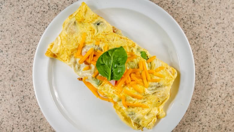 Spinach & Mushroom Omelet