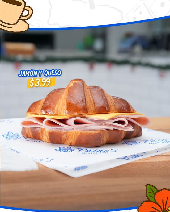 Croissant Jamon y Queso