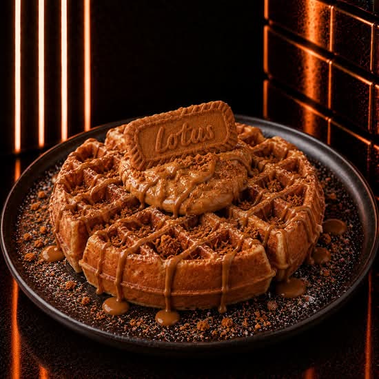 Lotus Biscoff Waffle