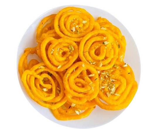 Kesar Jalebi (1/2 Lbs.)