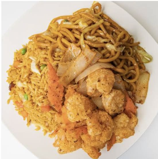 Combo 3: Shrimp & Chicken w. 2 Sides