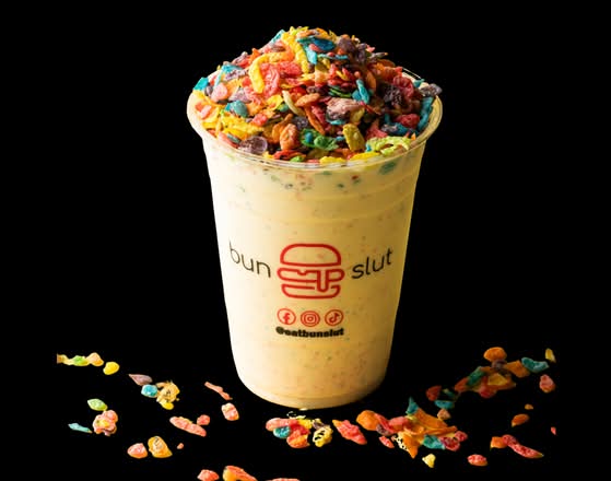 Fruity Pebbles Milkshake.