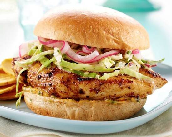 Grilled Chicken Pesto Sandwich