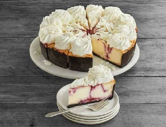 White Chocolate & Raspberry Cheesecake