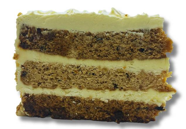 Carrot cake slice