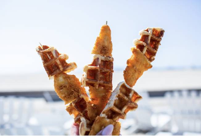 Chicken & Waffle Kabobs