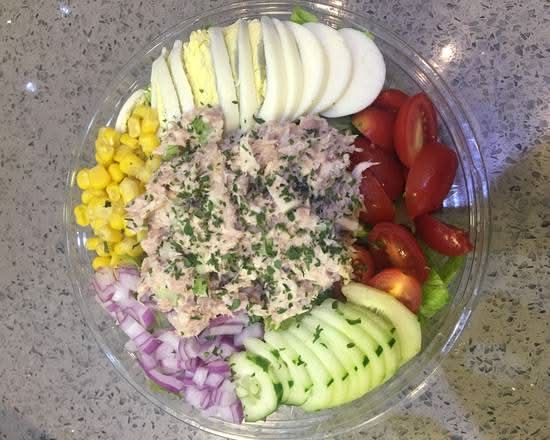 Tuna Deviled Egg Salad
