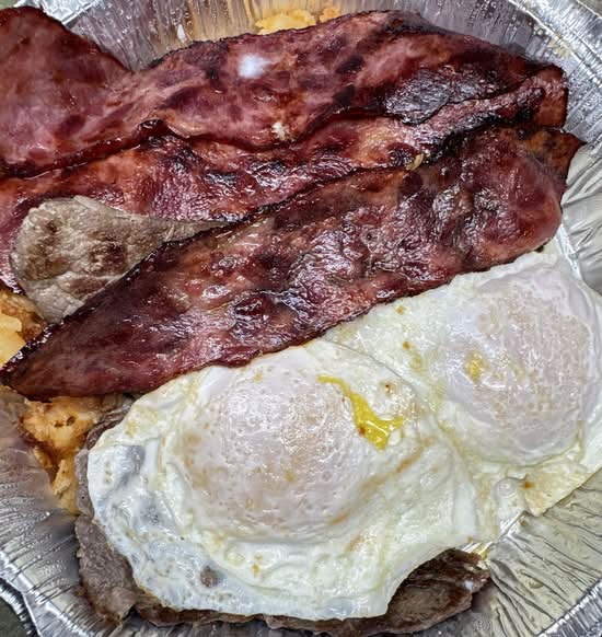 Steak and Eggs platter