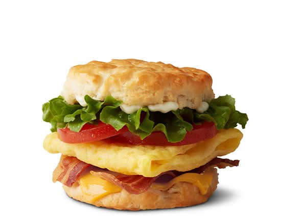 Bacon Deluxe Egg Biscuit