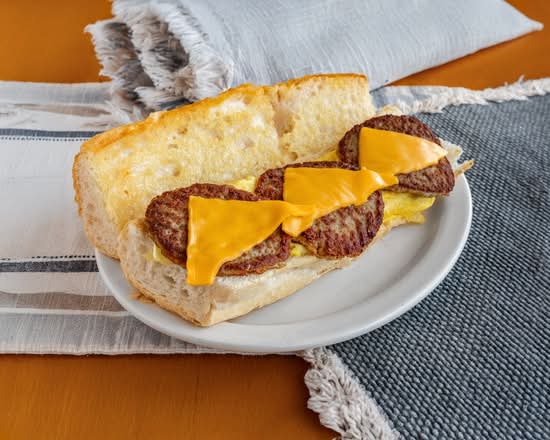 Sausage Breakfast Po-Boy