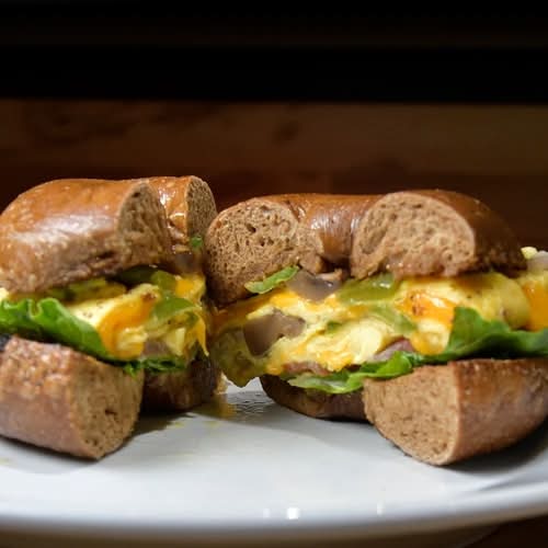 Eggs in a Bagel