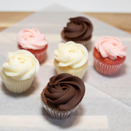 Assorted Mini Cupcakes - Half Dozen