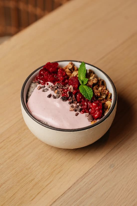 Raspberry Chia Pudding