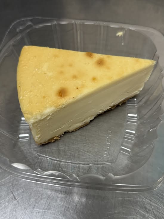 Slice Plain Cheesecake