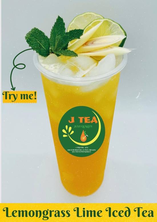 Lemongrass Lime Iced Tea