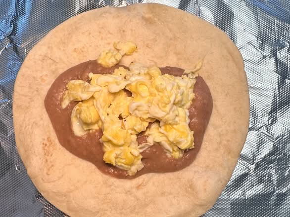 Bean & Egg Burrito