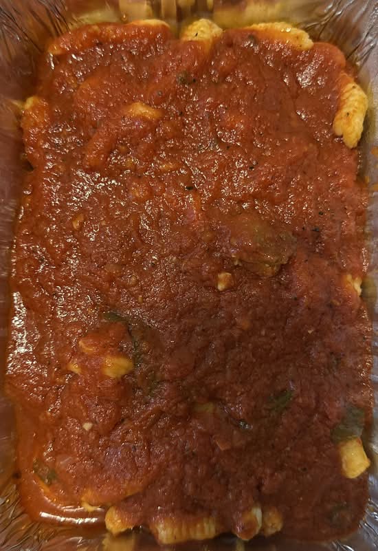 Cavatelli with Tomato Sauce