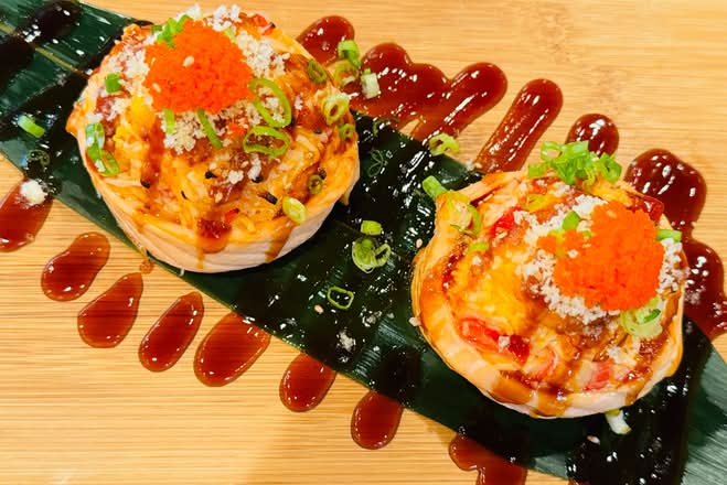 Baked Salmon Appetizer