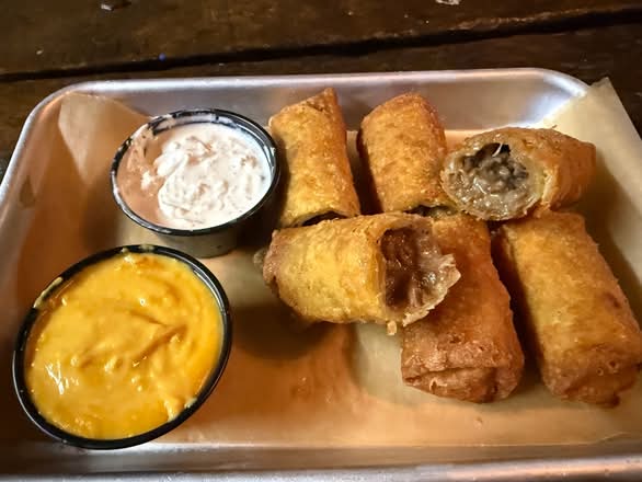 Philly Cheesesteak Egg Rolls
