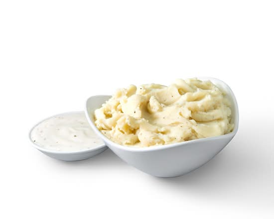 Mashed Potatoes With Gravy