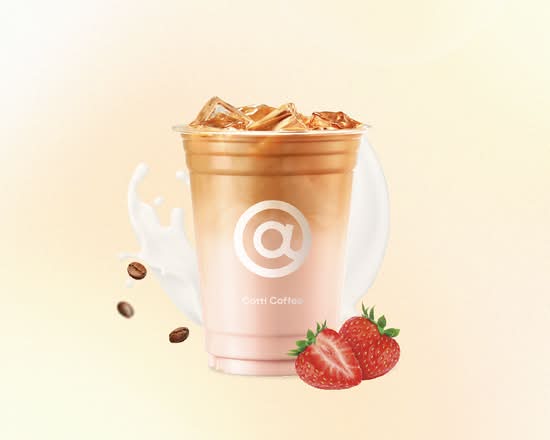 Strawberry Crema Latte
