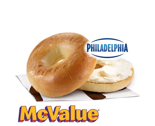 Plain Bagel w/ Regular Cream Cheese Product [370.0 Cals]