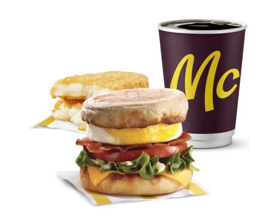 Egg BLT McMuffin Extra Value Meal [710-730 Cals]