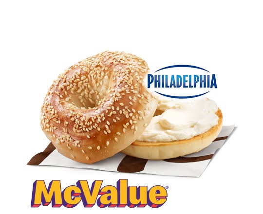 Sesame Bagel w/ Regular Cream Cheese Product [380.0 Cals]