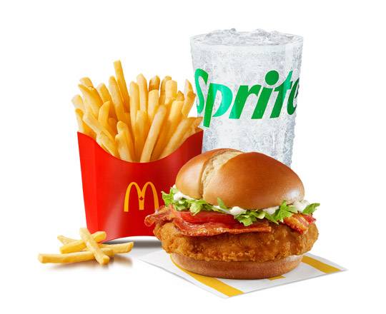 Bacon Deluxe McCrispy Extra Value Meal [940-1150 Cals]