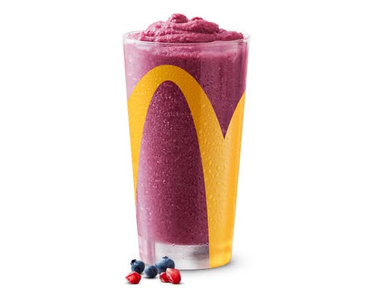Med Blueberry Pomegranate Real Fruit Smoothie [320.0 Cals]