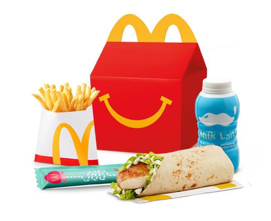 Happy Meal Grilled Chicken Snack Wrap with Small Fries [490-600 Cals]