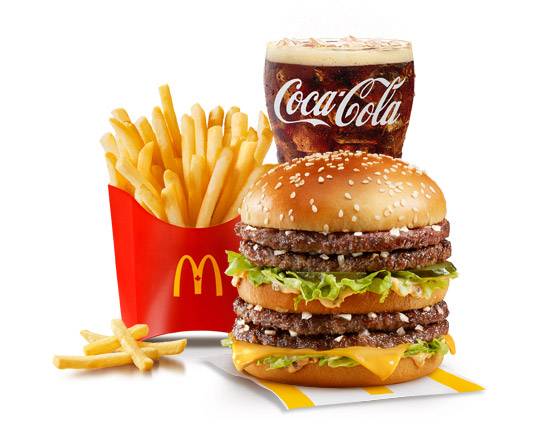 Double Big Mac Extra Value Meal [1090-1300 Cals]