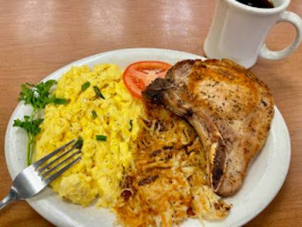 Pork Chop Breakfast