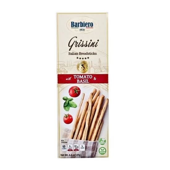 Barbiero Tomato & Basil Grissini Breadsticks