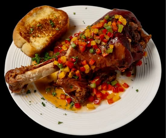 Smoked Turkey Leg Dinner