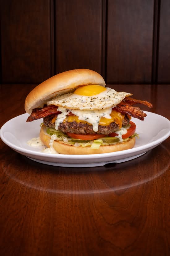 Bacon Egg Ranch Burger