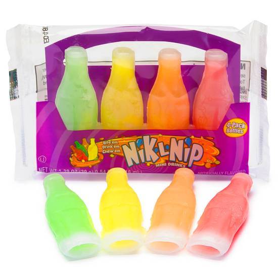 Nik-L-Nip Wax Bottles 4pk