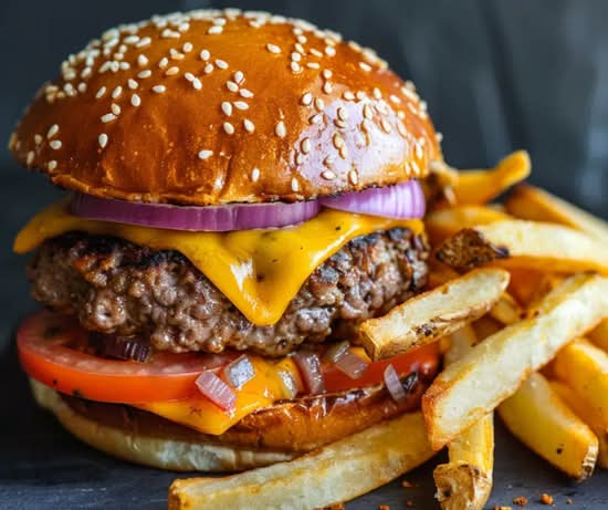 Charlie-Man's Cheeseburger Combo